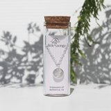 Little Taonga Round Fantail Necklace- Silver