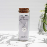 Little Taonga Round Kiwi Necklace- Silver