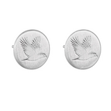 Little Taonga Round Kea Studs- Silver