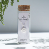 Little Taonga Round Mighty Maunga Necklace- Silver