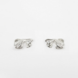 S+G Earrings Silver Bowtiful