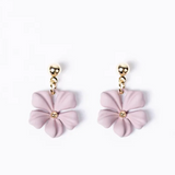 S+G Earrings Dangly Flower