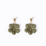 S+G Earrings Dangly Flower