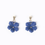 S+G Earrings Dangly Flower