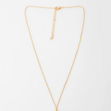 S+G Necklace Gold Half Circle