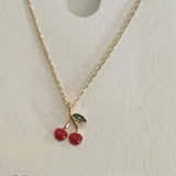 S+G Necklace Cherries