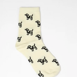 S+G Cream Socks - Dogs