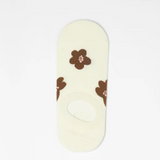 S+G Trainer Socks - White & Choc
