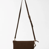 S+G Frankie Bag - Choc Suede