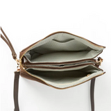 S+G Frankie Bag - Choc Suede