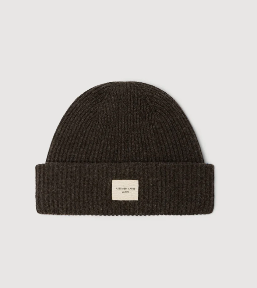 Assembly Label Rib Wool Beanie