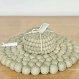 Sheepish Design - Felt Ball Pot Stand