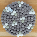 Sheepish Design - Felt Ball Pot Stand