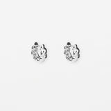 S+G Earrings Silver Bubble Hoop